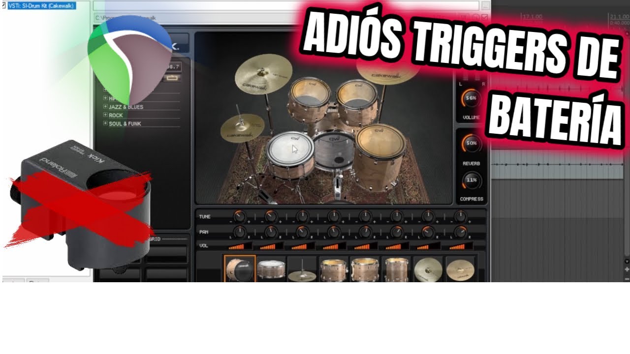 🥁🥁 ¿CÓMO SUSTITUIR TRIGGERS DE BATERÍA EN REAPER?