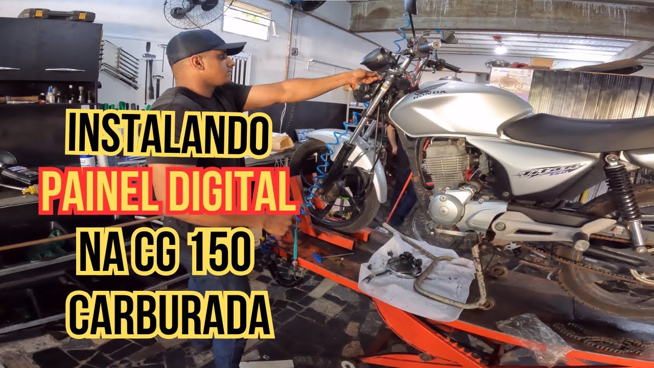 TROQUEI O PAINEL DA MINHA CG TITAN 150 2005