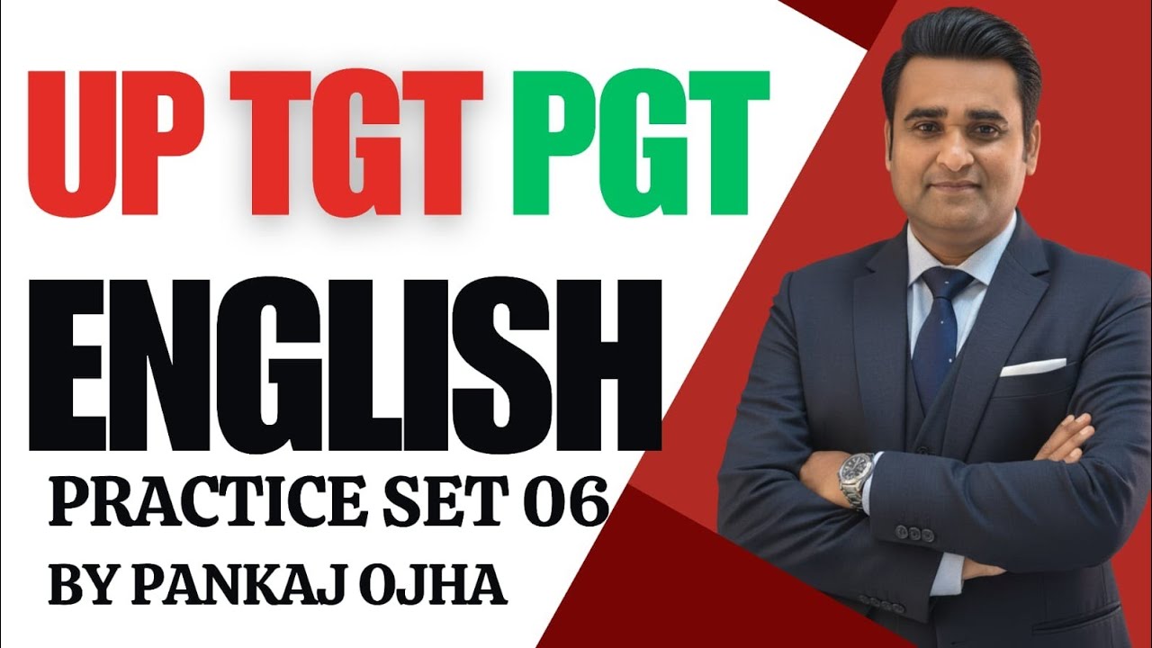 UP TGT PGT English 2026 | Practice Set 06