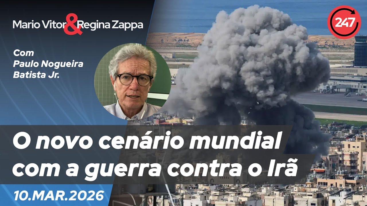 Mario Vitor & Regina Zappa - O novo cenário mundial com a guerra contra o Irã 10.3.26