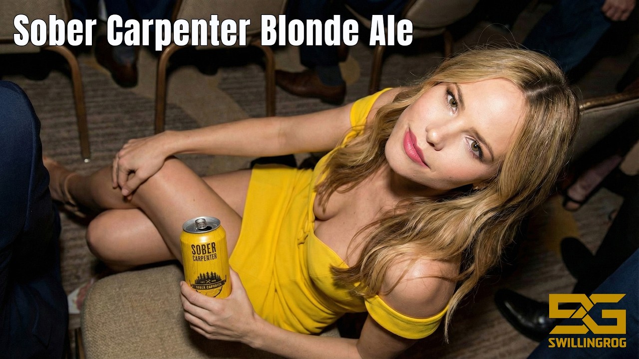 Sober Carpenter Blonde Ale - 0.5% ABV - SwillinGrog Non-Alcoholic NA Beer Review