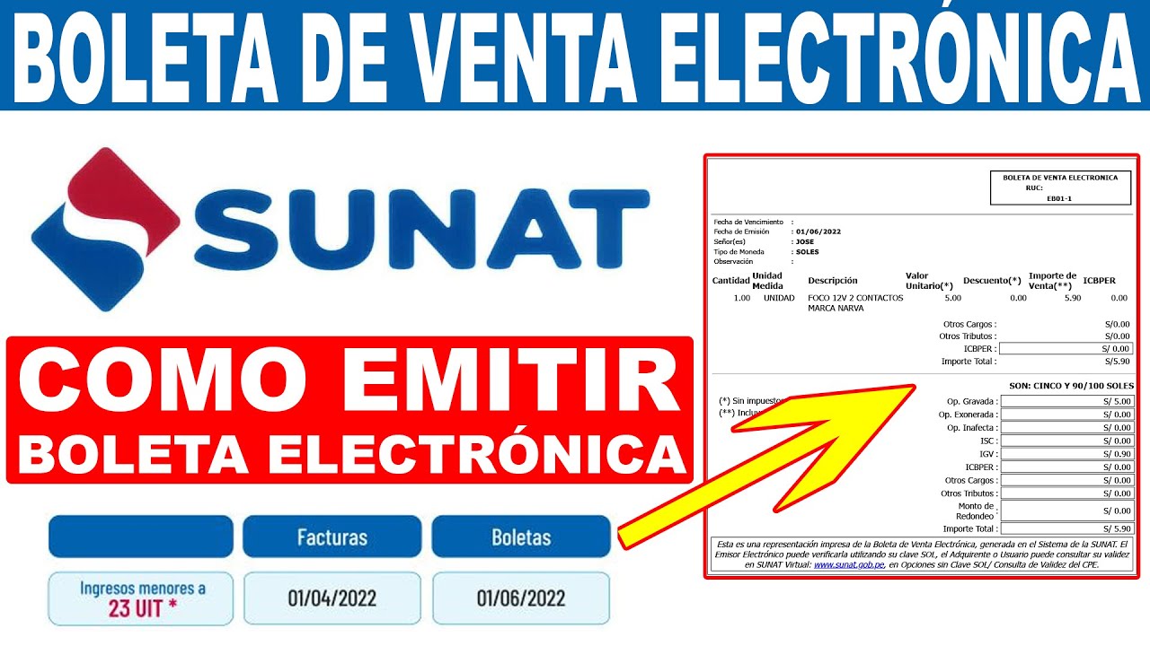 COMO EMITIR UNA BOLETA DE VENTA ELECTRONICA 💻📄| CPE | SUNAT 2022