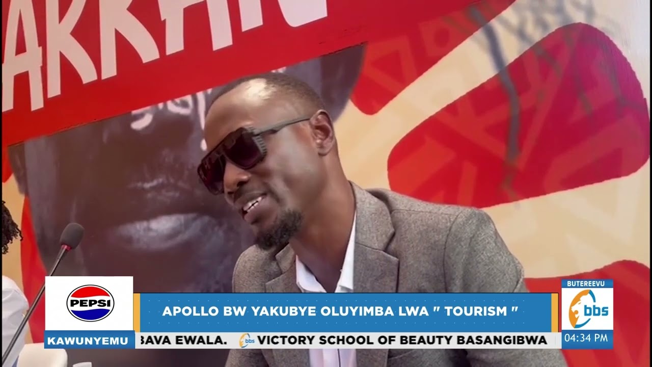 Omuyimbi Apollo BW eyakubye oluyimba olulaga eby'obulambuzi ebiri mu Uganda, agudde mu bintu