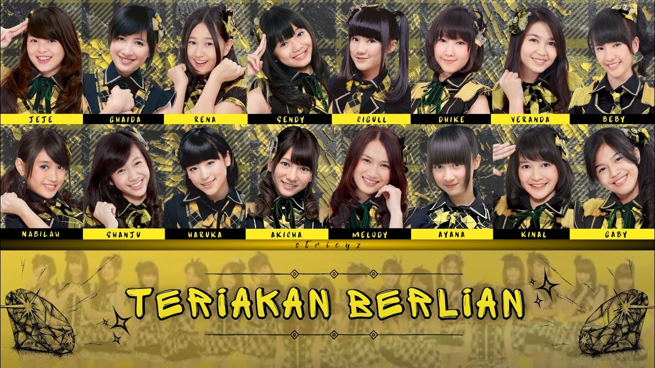[ ROM LYRIC ] TERIAKAN BERLIAN / OOGOE DIAMOND JKT48 COLOR CODED LYRIC