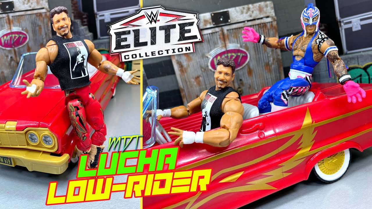 WWE LUCHA LOW-RIDER REY MYSTERIO CAR REVIEW!