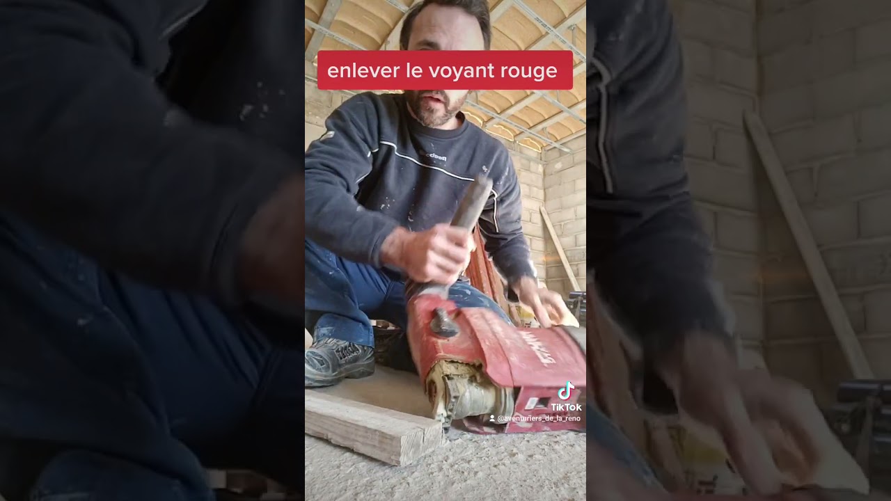 enlever le voyant rouge hilti te 76 ATC partie 1
