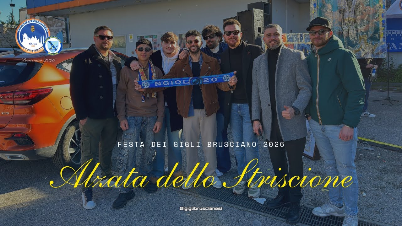 BRUSCIANO 2026 - STRISCIONE PASSO VELOCE 1978 - PARANZA NOLANA PRIMAVERA (28.12.2025)