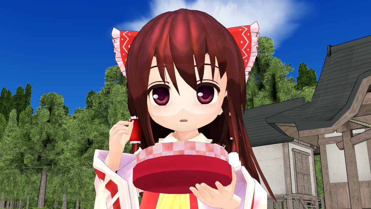 【東方MMD紙芝居】”もしも家族だったら”　#12　れいむの修行