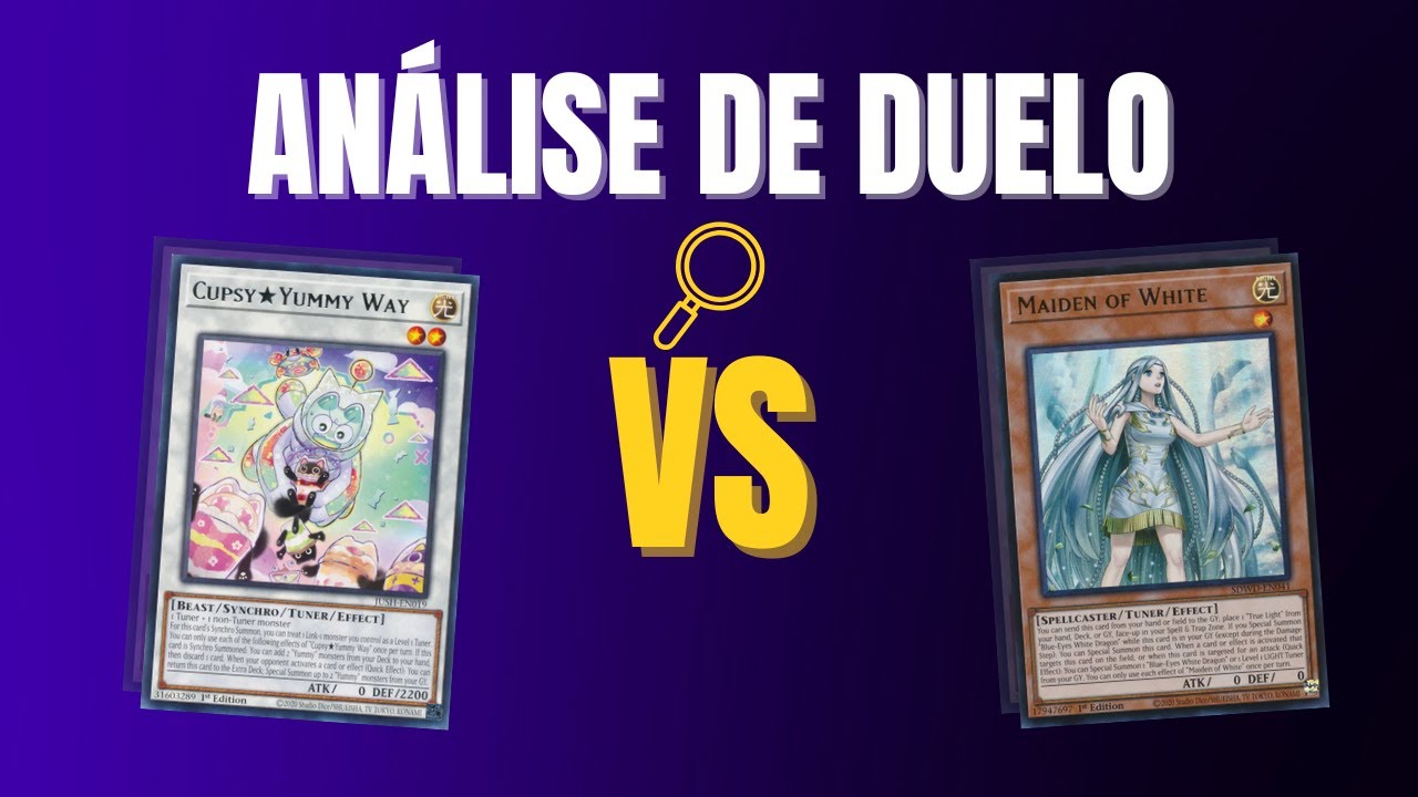 Análise de duelo Yu-Gi-Oh! TCG #1 - Yummy Solfachord x Blue-eyes
