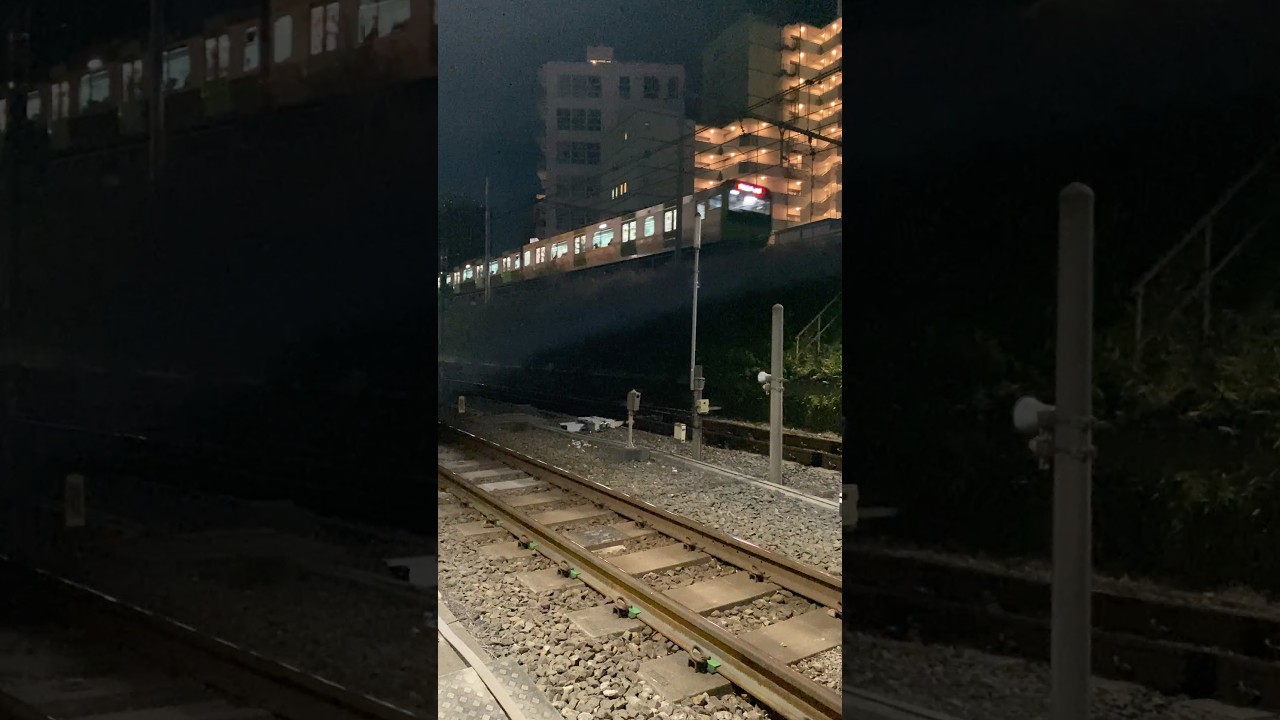 🚉Night Train Passing Yoyogi | Yamanote Silent Explorer
