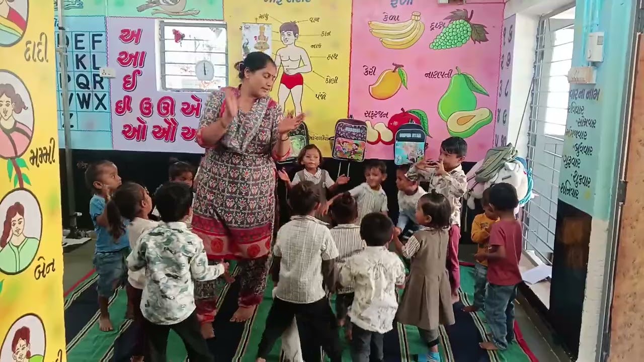 એક વર્ષ ની ઋતુ ત્રણ બાળ ગીત કણભા -6