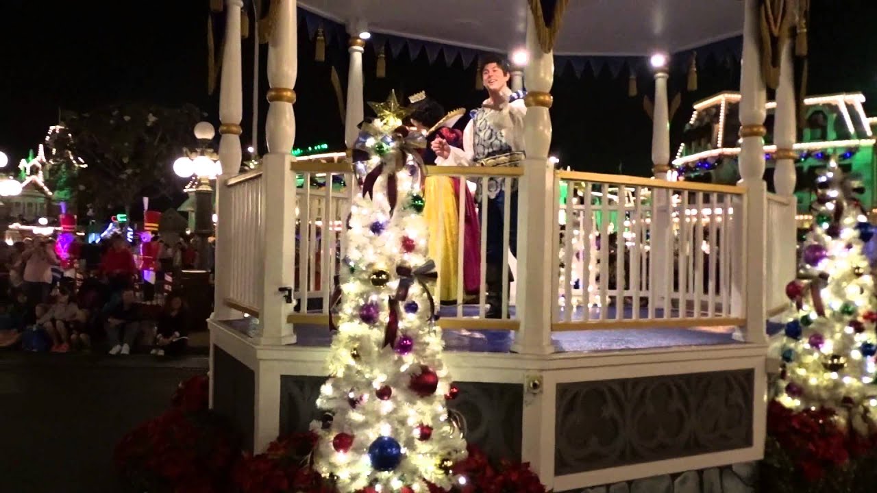 Full Mickey's Once A Upon a Time Christmas Parade 12/4/2014 Sony HX 400-V