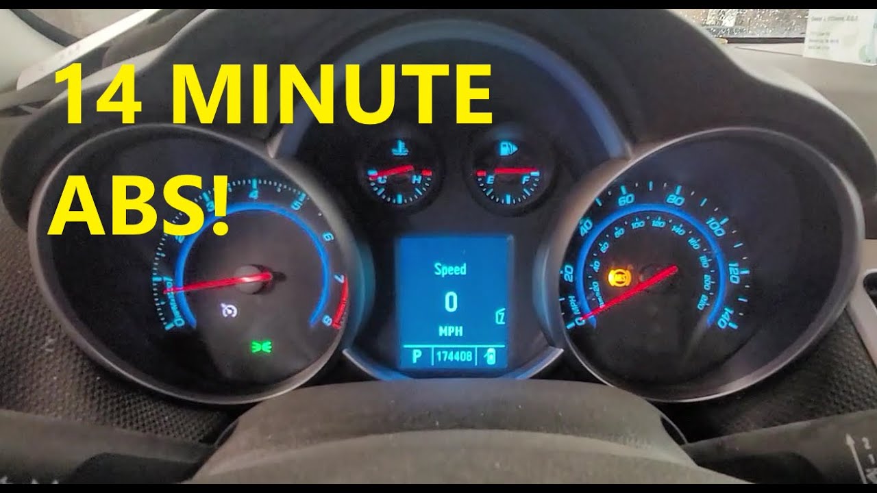 Cruze ABS light repair
