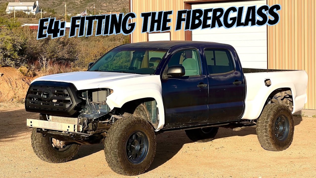 2nd Gen Tacoma Build: Episode 4 - Fitting the Fiberglass