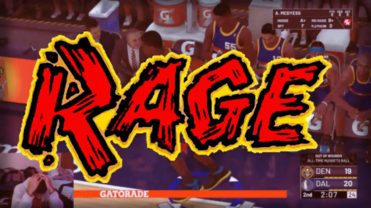 I don't usually rage but...... NBA 2K19 Play Now Online Gameplay: All Time Nuggets!