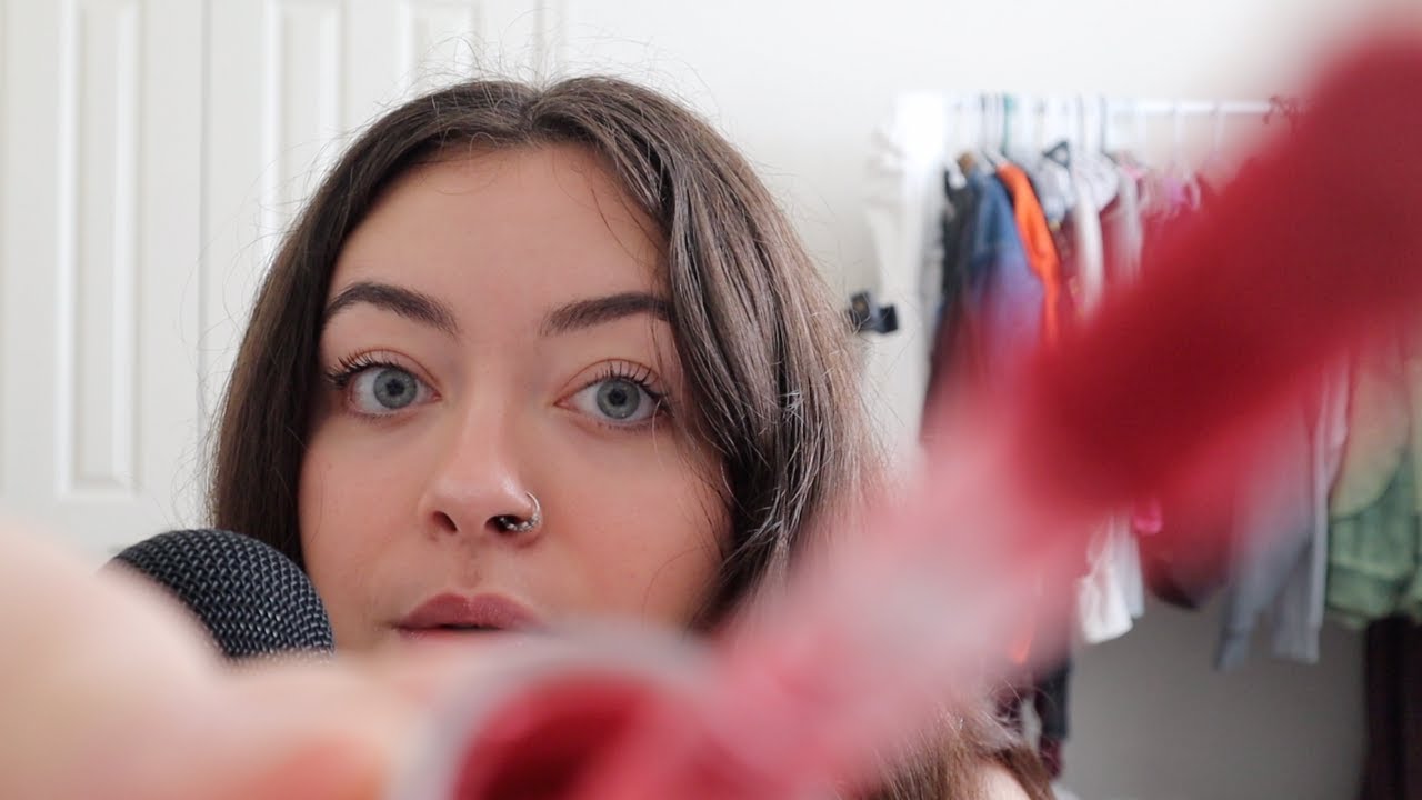 ASMR | doing your makeup, energy plucking, up-close personal attention
