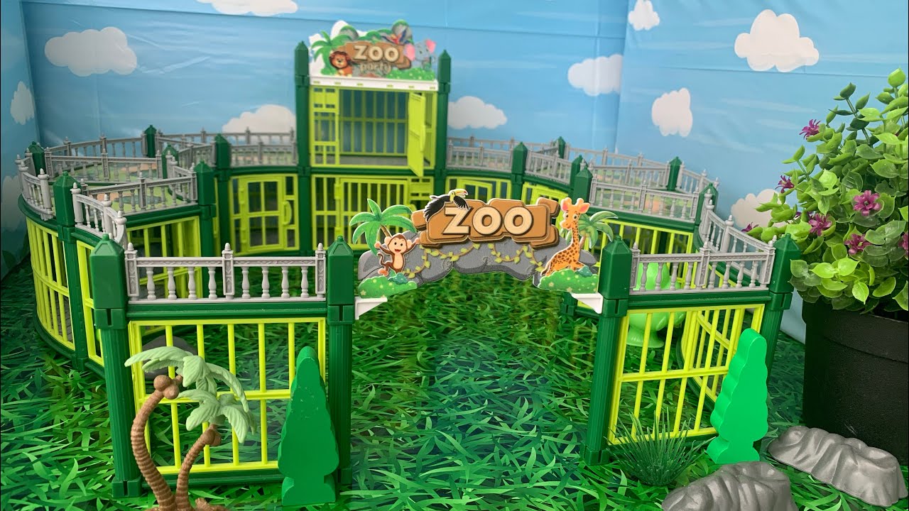 The Biggest Animal In A Zoo | Lion | black panther | Elephant  | Zoo Animals For Kids | Toy Zoo 