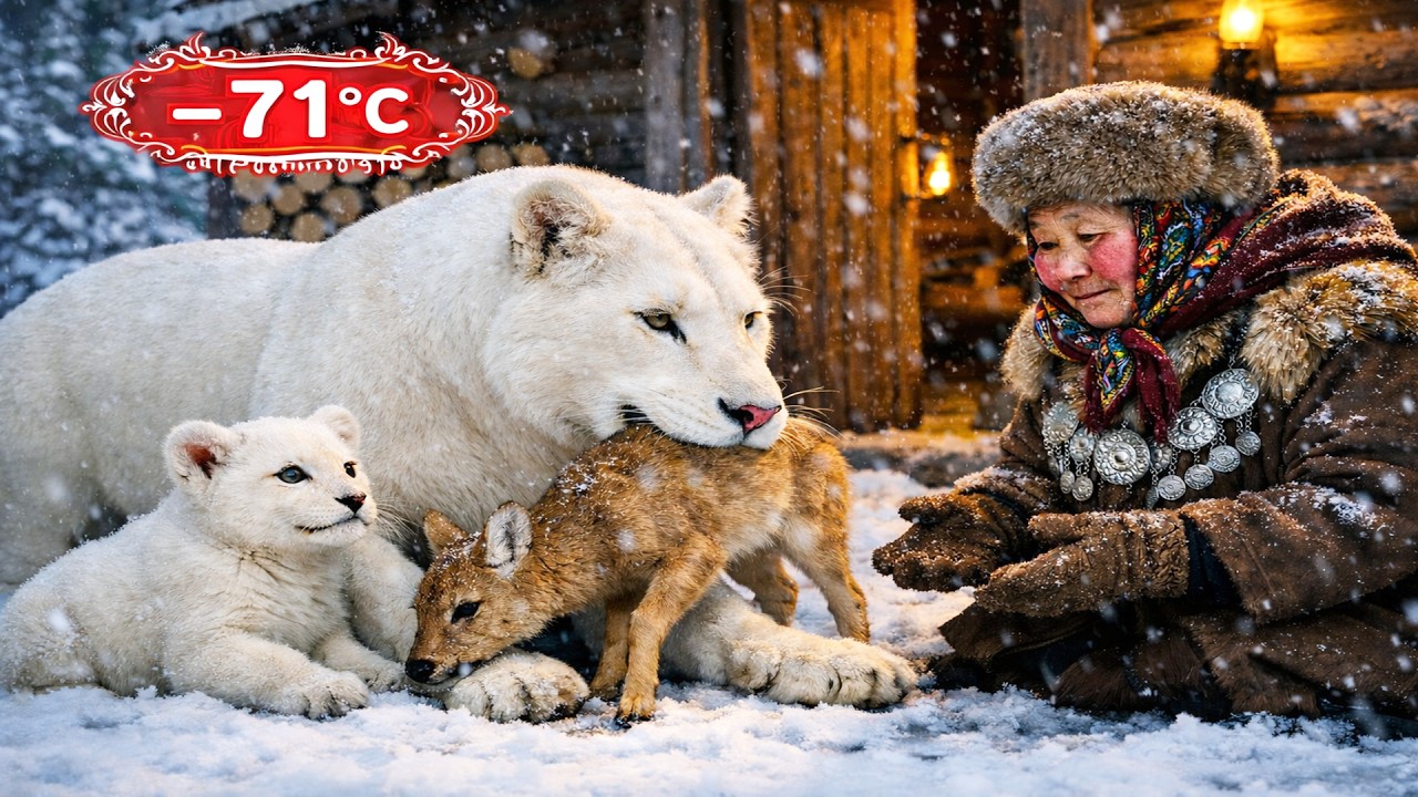 Pregnant White Lioness Begged at a Door — What This 75-Year-Old Woman Did Next Shocked Everyone