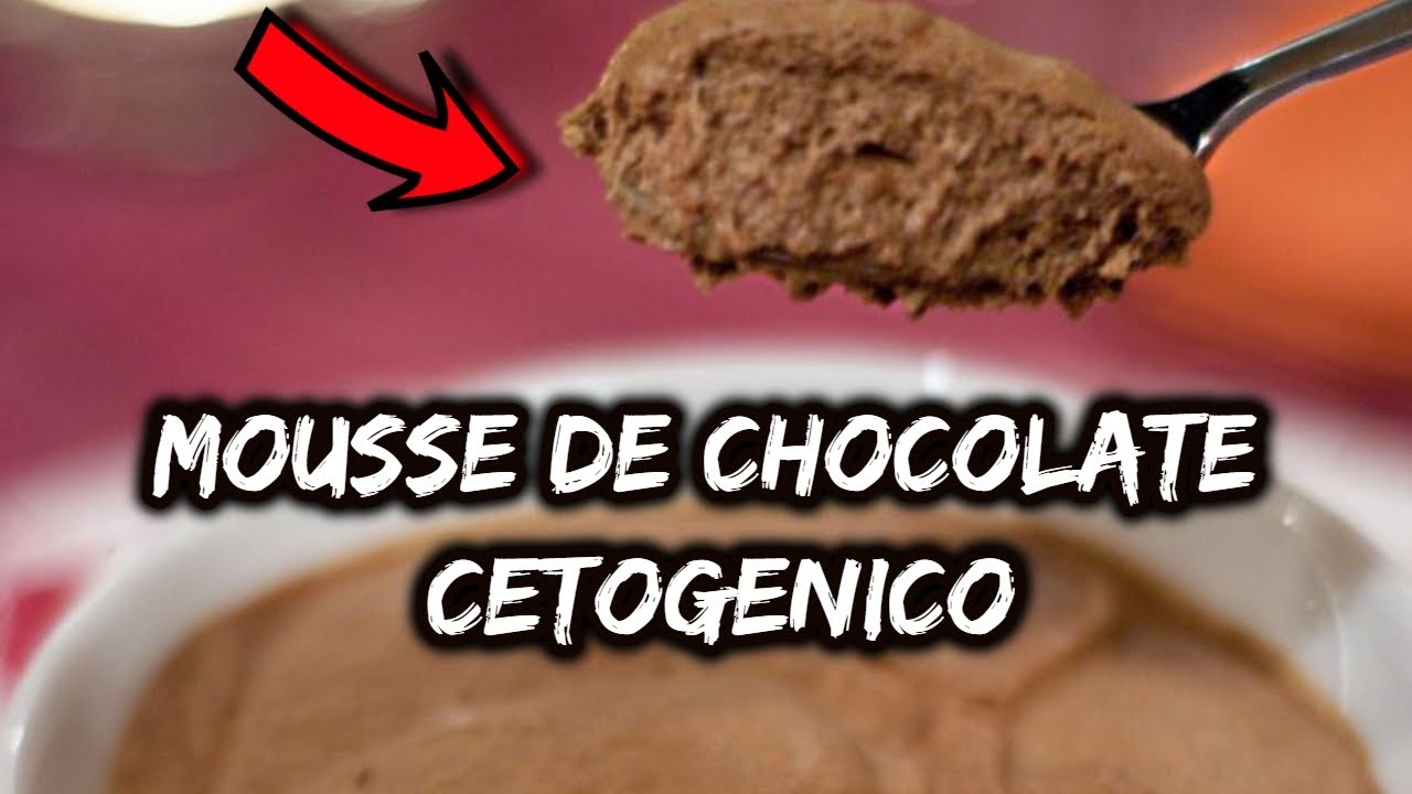 Mousse de Chocolate Cetogenico