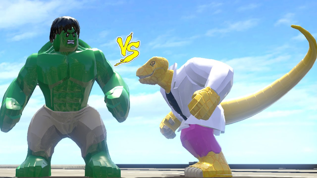 HULK VS SUPER LIZARAD - (LEGO MARVEL SUPER HEROES)- EPIC BATTLE