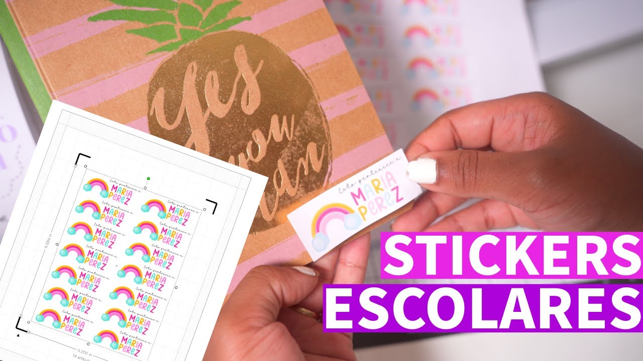 Cómo Hacer Stickers Escolares con Siser Romeo en Leonardo Design Studio| DESDE CERO