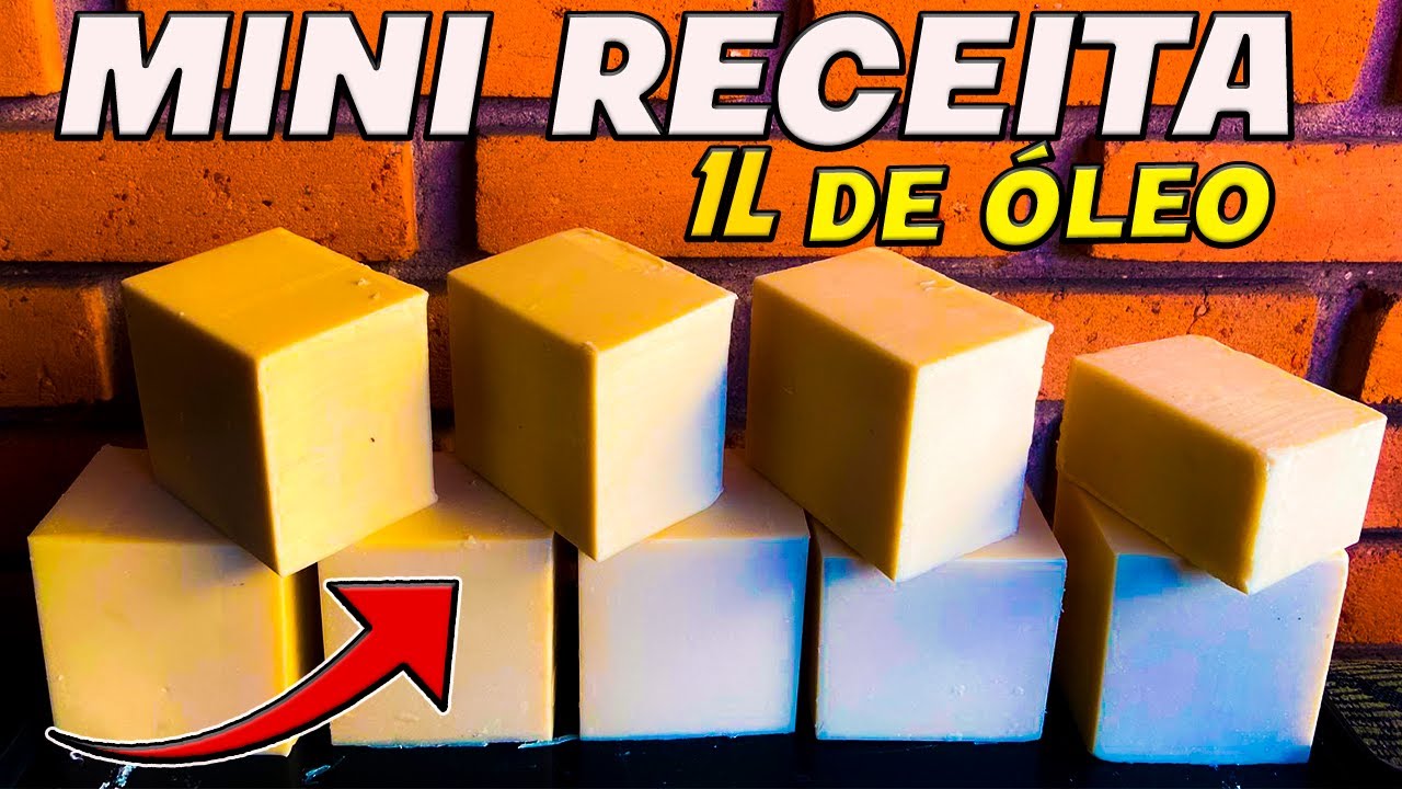 MINI RECEITA DO SABÂO EM PEDRA  - O PASSO A PASSO