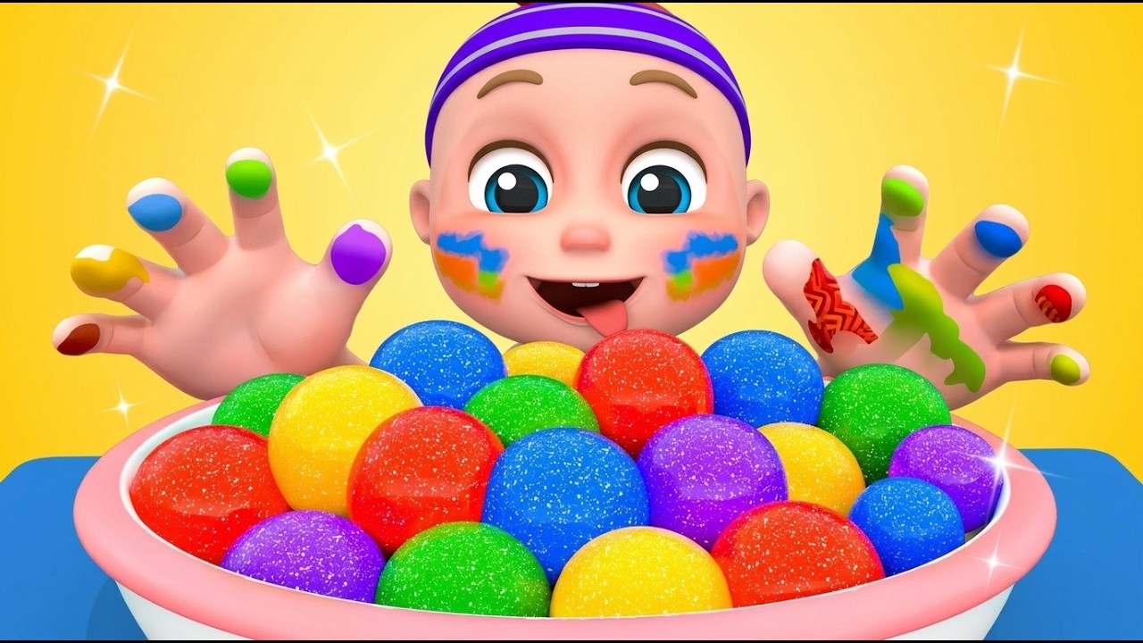 What color is this Lollipop? | Finger Family Song + More Nursery Rhymes | Rowan Nursery Rhymes