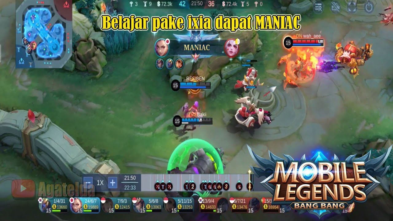 Baru Latihan Pake Ixia Malah Dapat MANIAC ┃ Mobile Legends