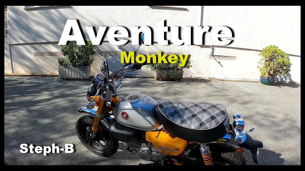 New Honda Monkey 2024 première sortie dans le sud de la France.#monkey #honda #roadtrip