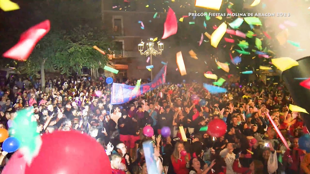 Pregón y chupinazo Fiestas de Molina de Aragón 2023