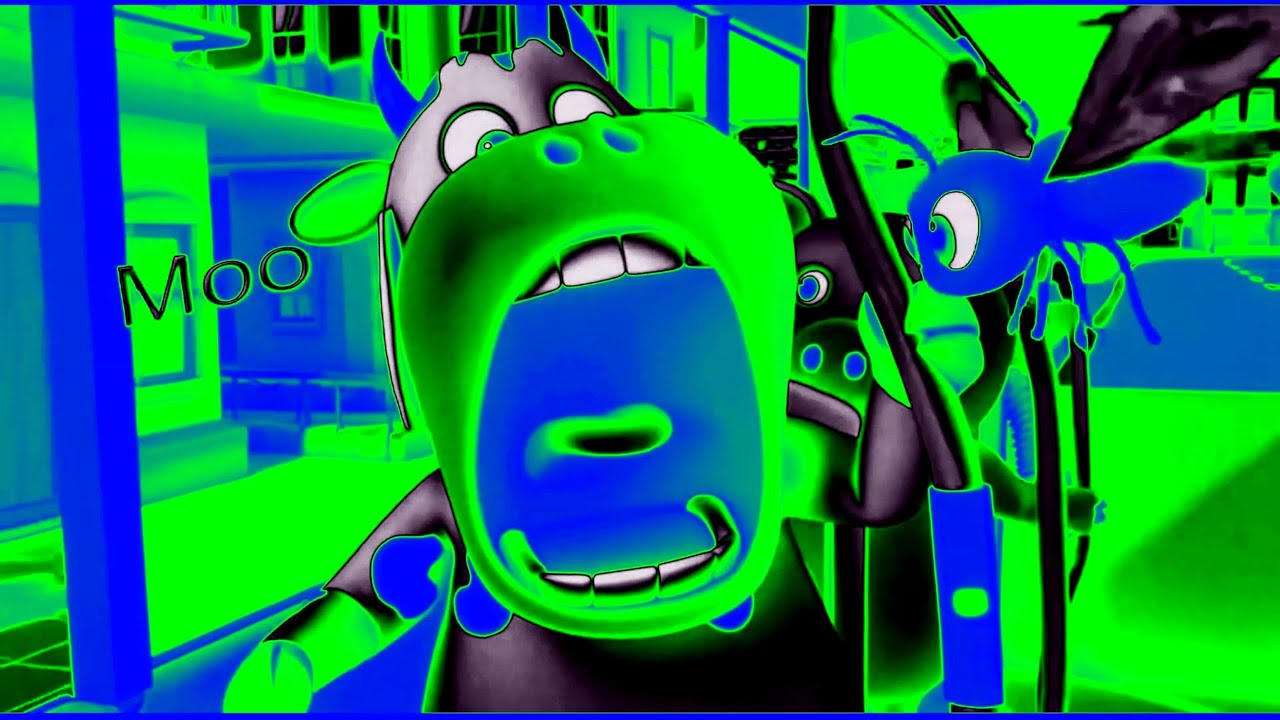 Корова в автобусе мычит - версия для мух (при поддержке Gamavision Csupo Effects)