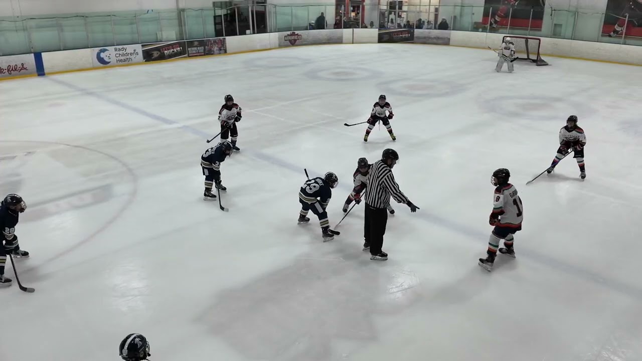 2026.01.11.Ice Dogs 12UA vs CA Waves 1st Period
