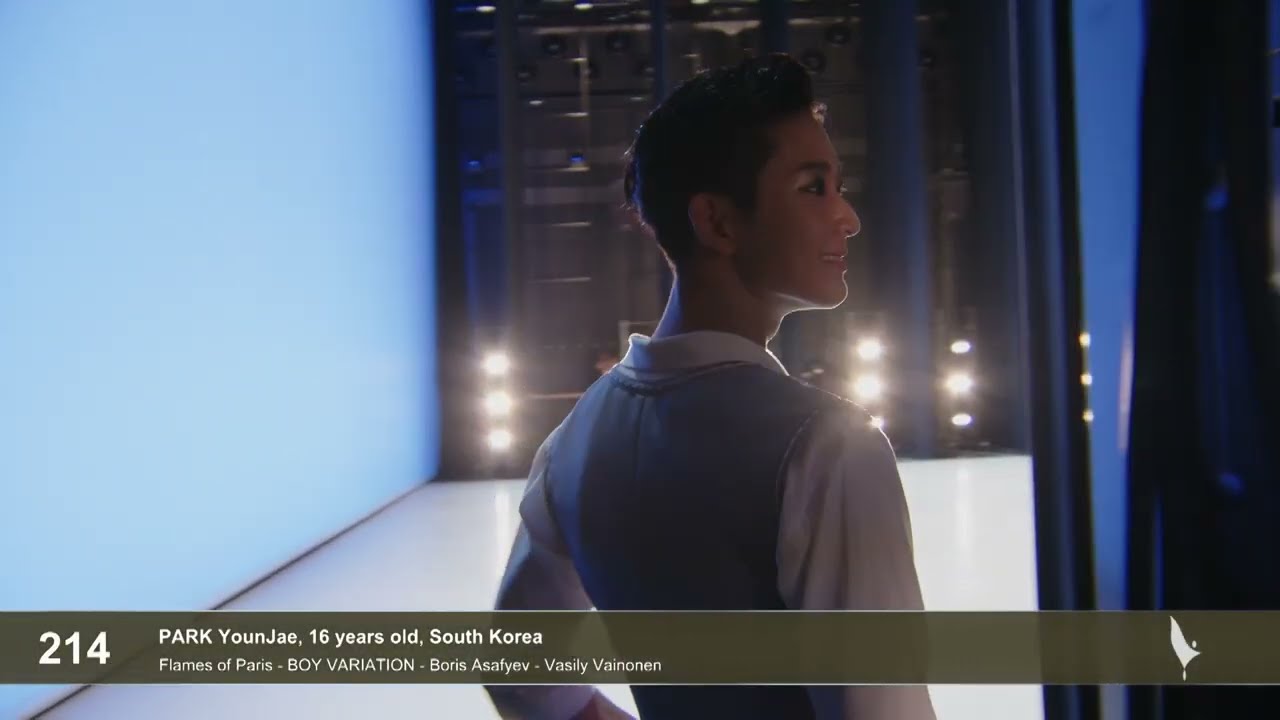 First Prize Winner &ndash; YounJae Park, 214 &ndash; Prix de Lausanne 2025 &ndash; Classical