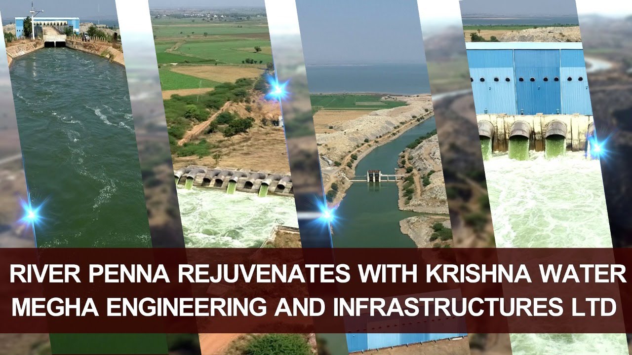 River Penna rejuvenates with Krishna water | Megha Engineering and Infrastructures Ltd