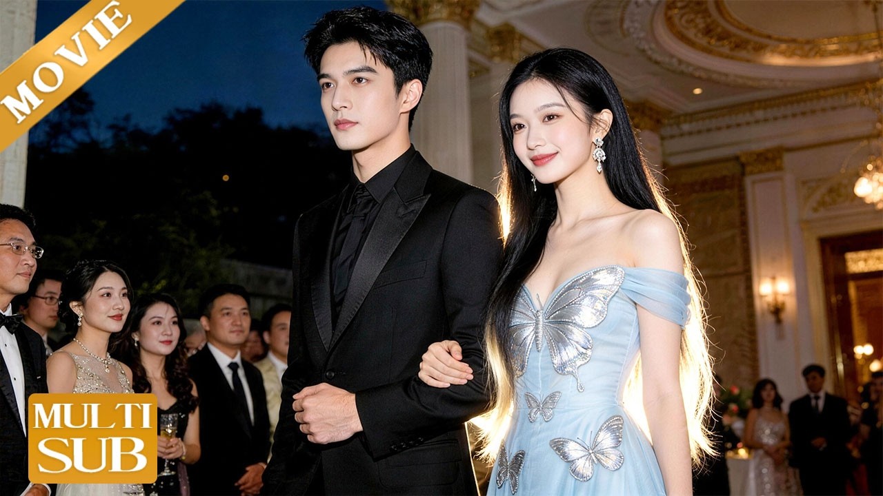 【Movie】丈夫帶小三赴晚會，下秒妻子挽著總裁，一襲藍裙驚艷全場！