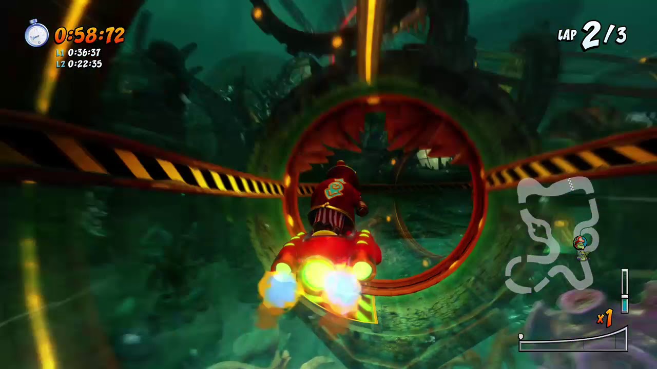 Deep Sea Driving &mdash; Emperor Velo Time Trial (CTR: Nitro-Fueled)