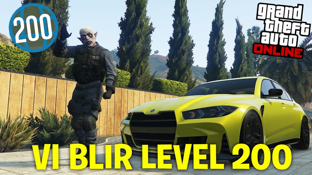GTA ONLINE - VI GÅR UPP I LEVEL 200