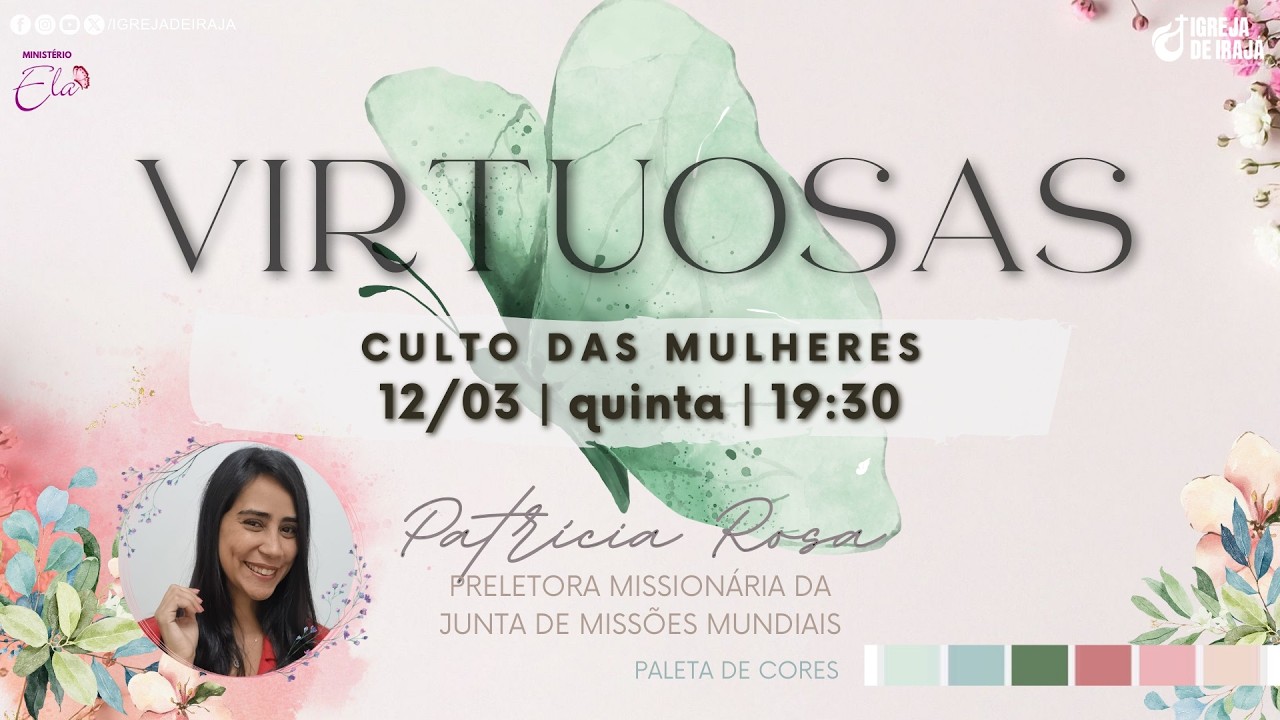 CULTO DE MULHERES - AO VIVO - 12/03/2026 - 19:30