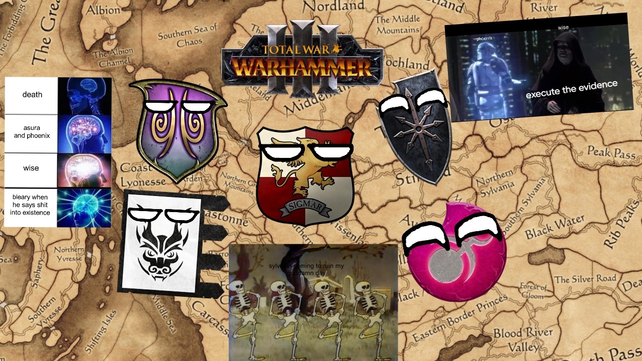 Мем-хаос - Total War Warhammer 3 многопользовательский режим
