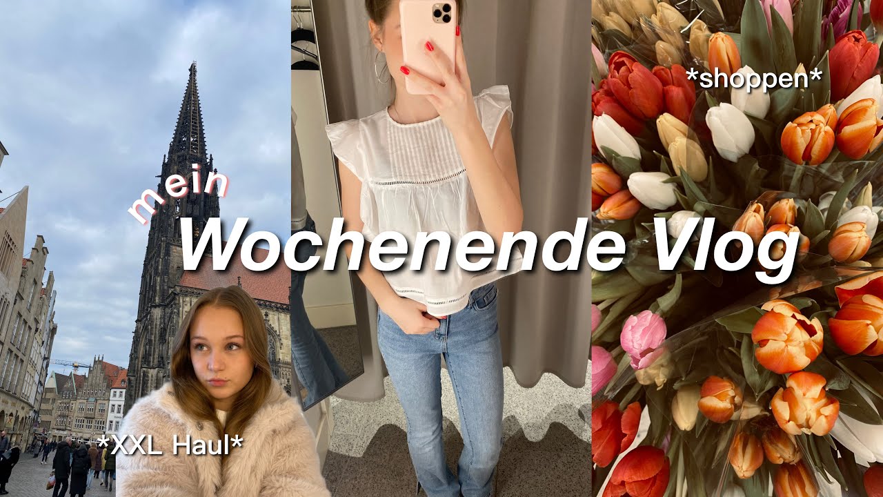 Vlog - Mein Wochenende 🌷🛍️ (Outfits, XXL Haul)