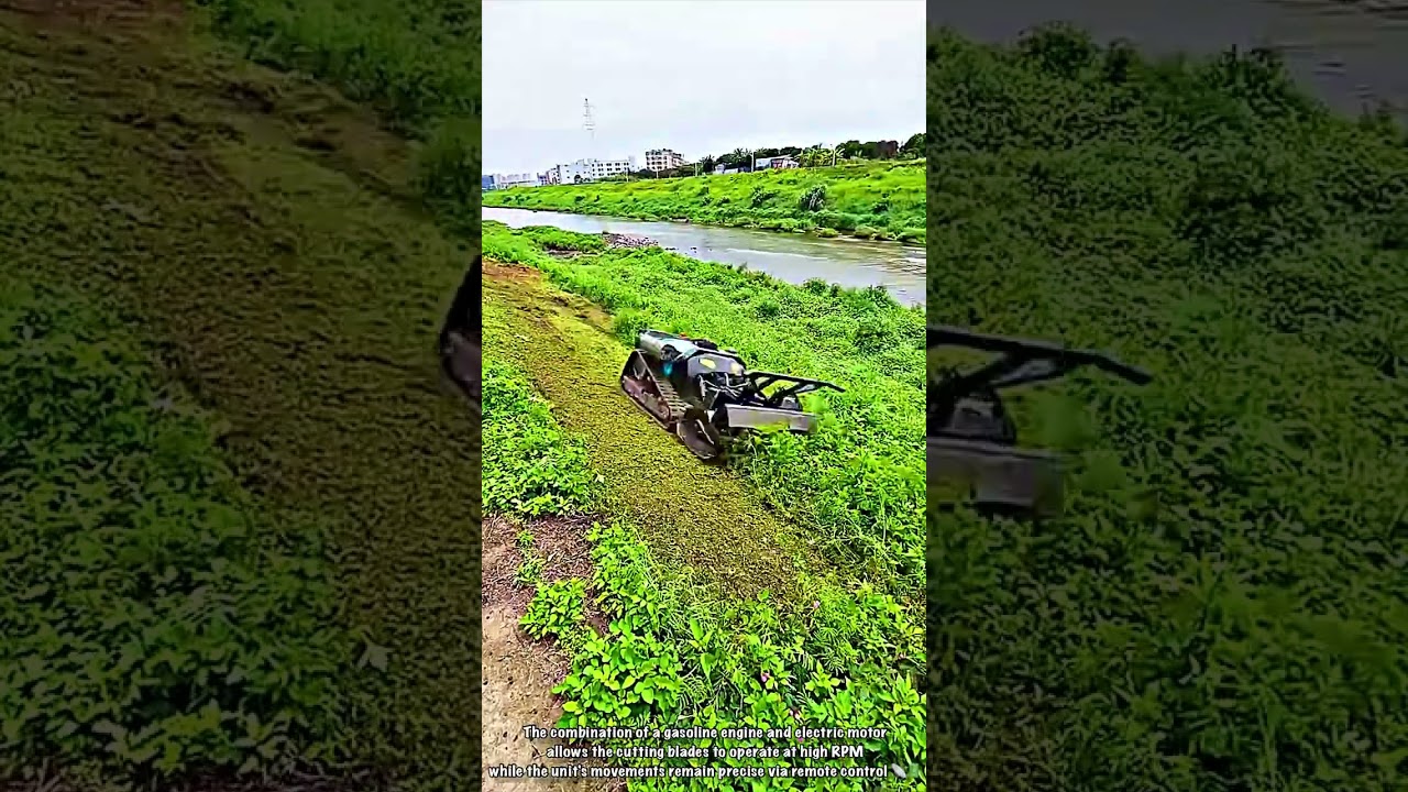 Wireless Navigation on Integrated Weed Trimmer Robot