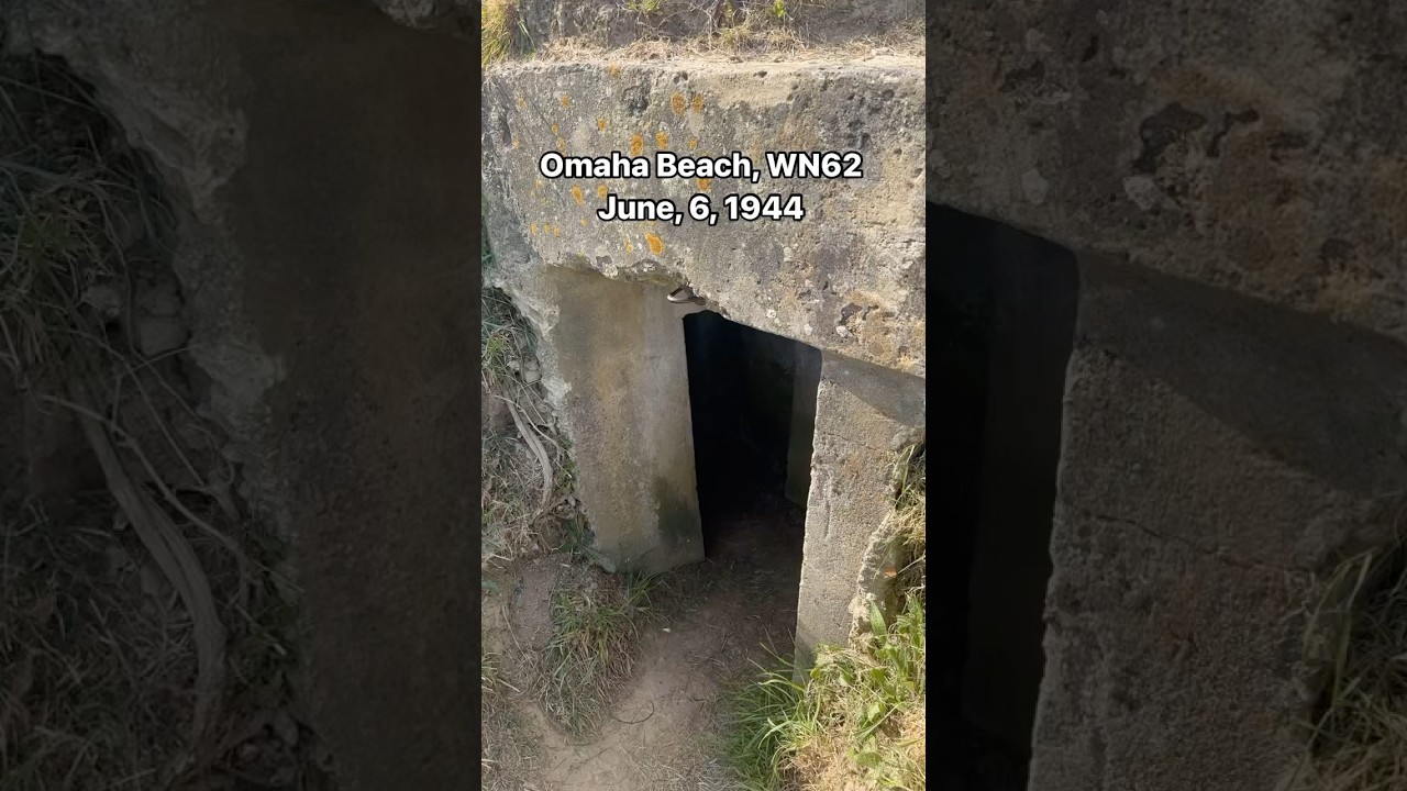 The most famous BUNKER at Omaha Beach #dday