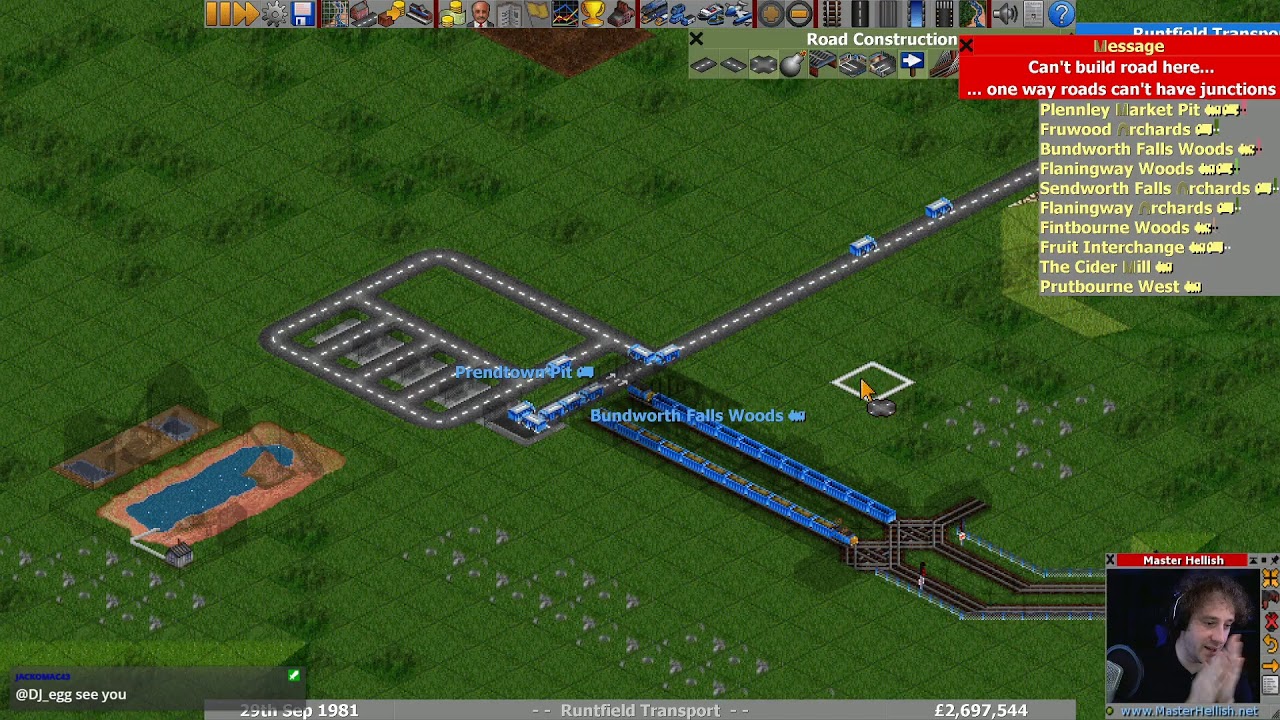 OpenTTD Live Let's Play Series 8 + How To Play The Game