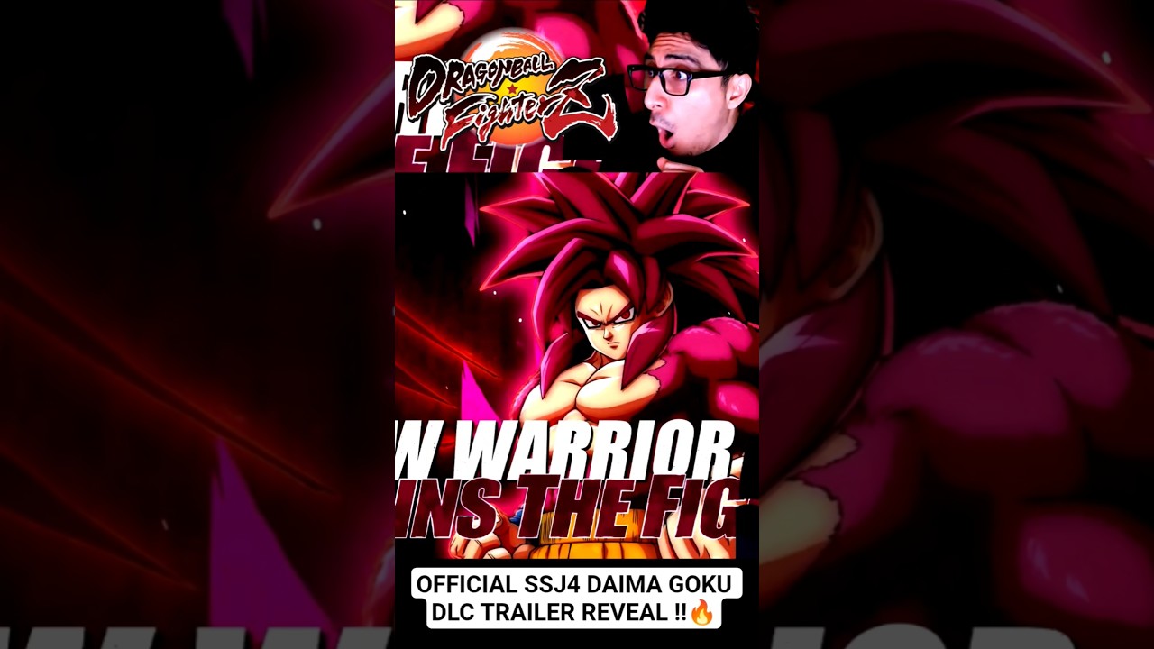 NEW FIGHTERZ DLC 2026! - Dragon Ball FighterZ SSJ4 Daima Goku Reveal