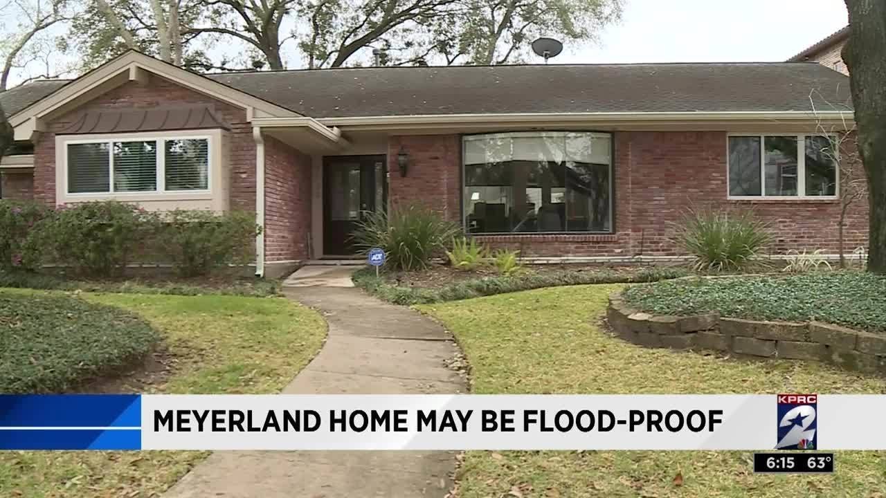 Meyerland home flood-proof, man claims
