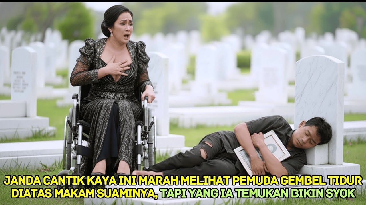 Janda cantik kaya raya melihat pemuda tidur saat datangi makam suaminya, yang ia temukan bikin syok!