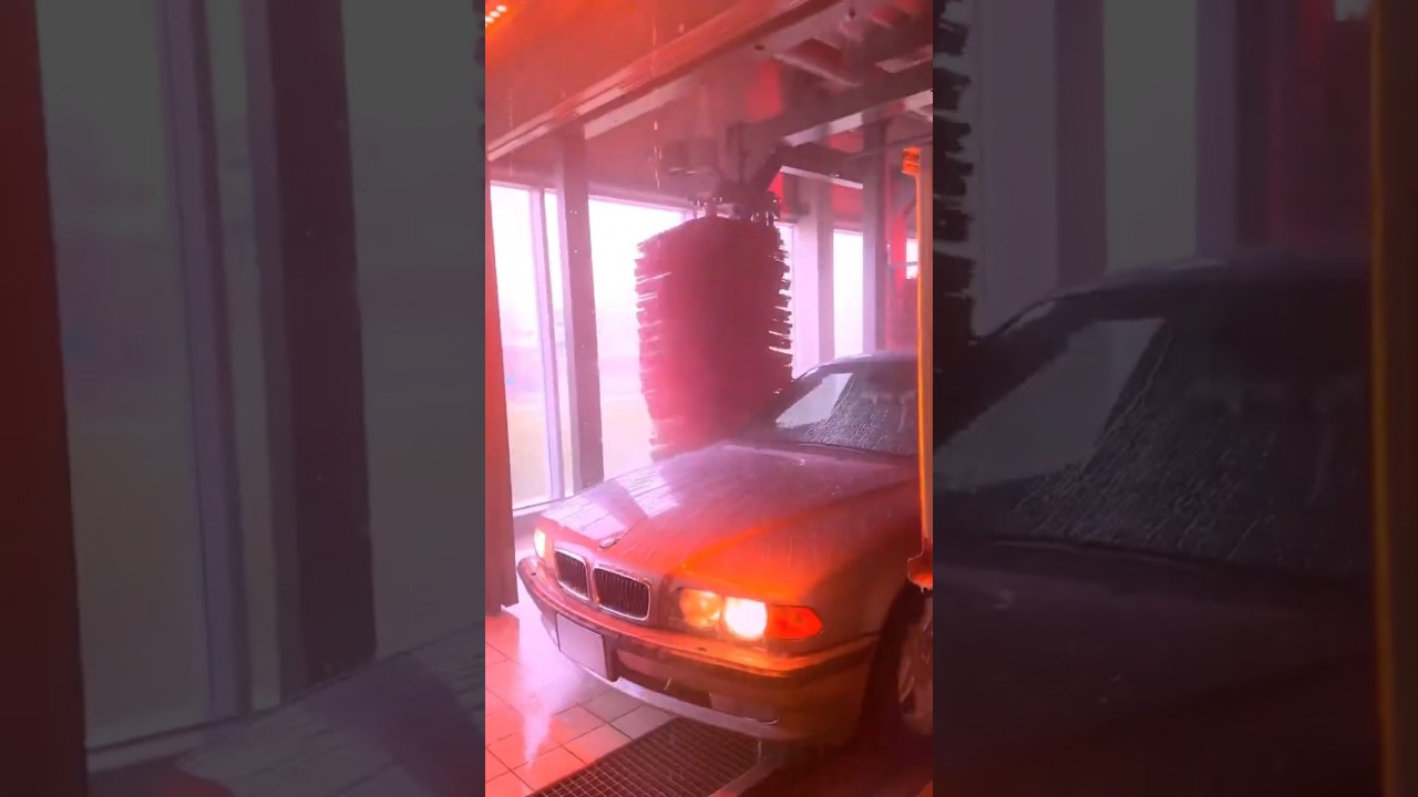 My E38 in the Ainava Auto Spa