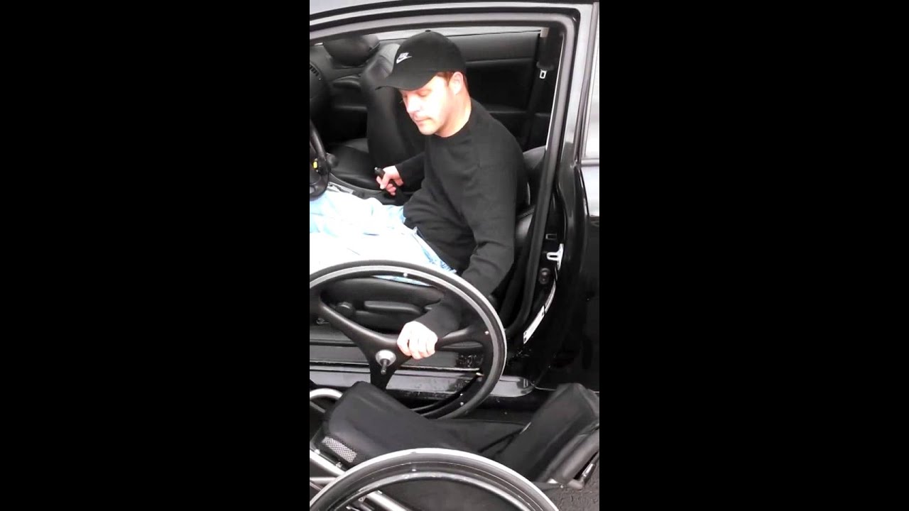 SCIVideoBlog.com - C4/C5/C6 Quadriplegic Car Transfer