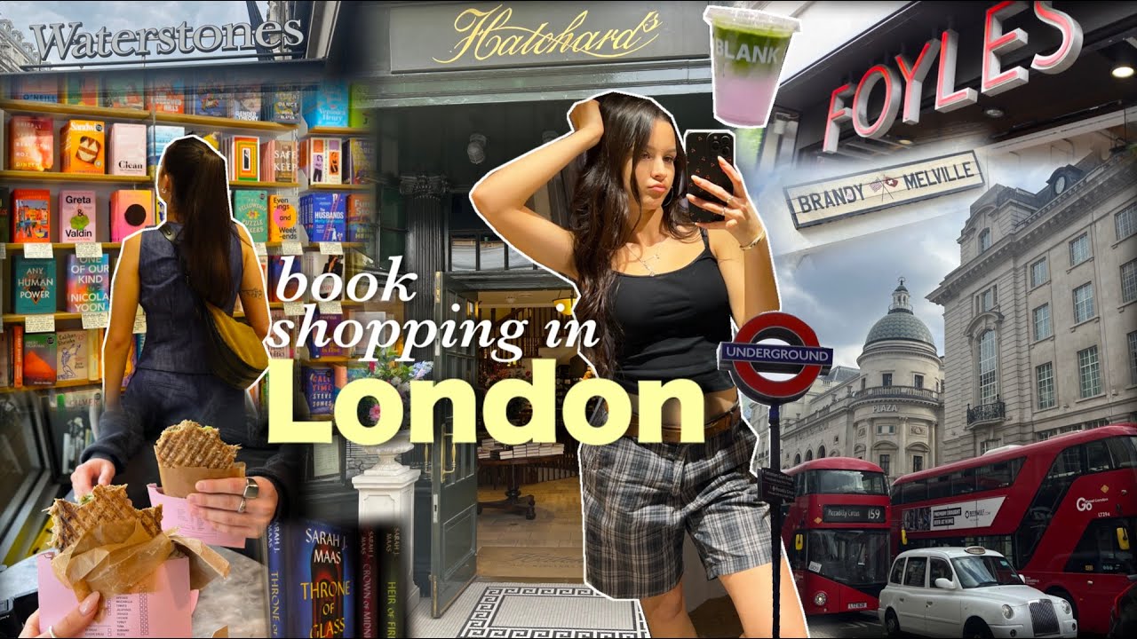 Come and explore bookshops in London with me! 📖🇬🇧 + London shopping haul
