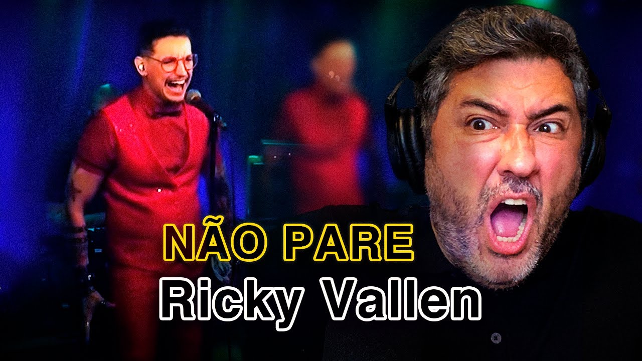 REAGINDO (REACT) a Ricky Vallen - Não Pare | Análise Vocal por Rafa Barreiros